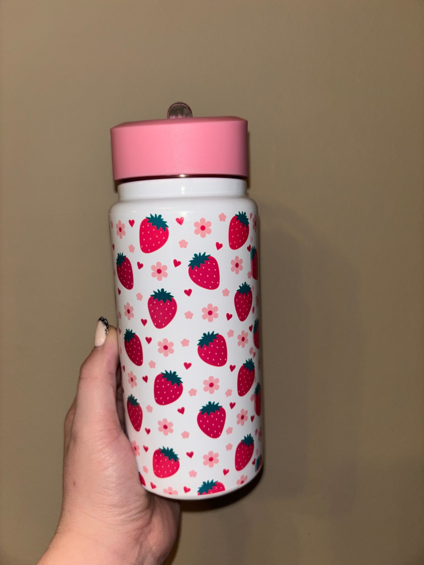 Strawberries Water Bottle