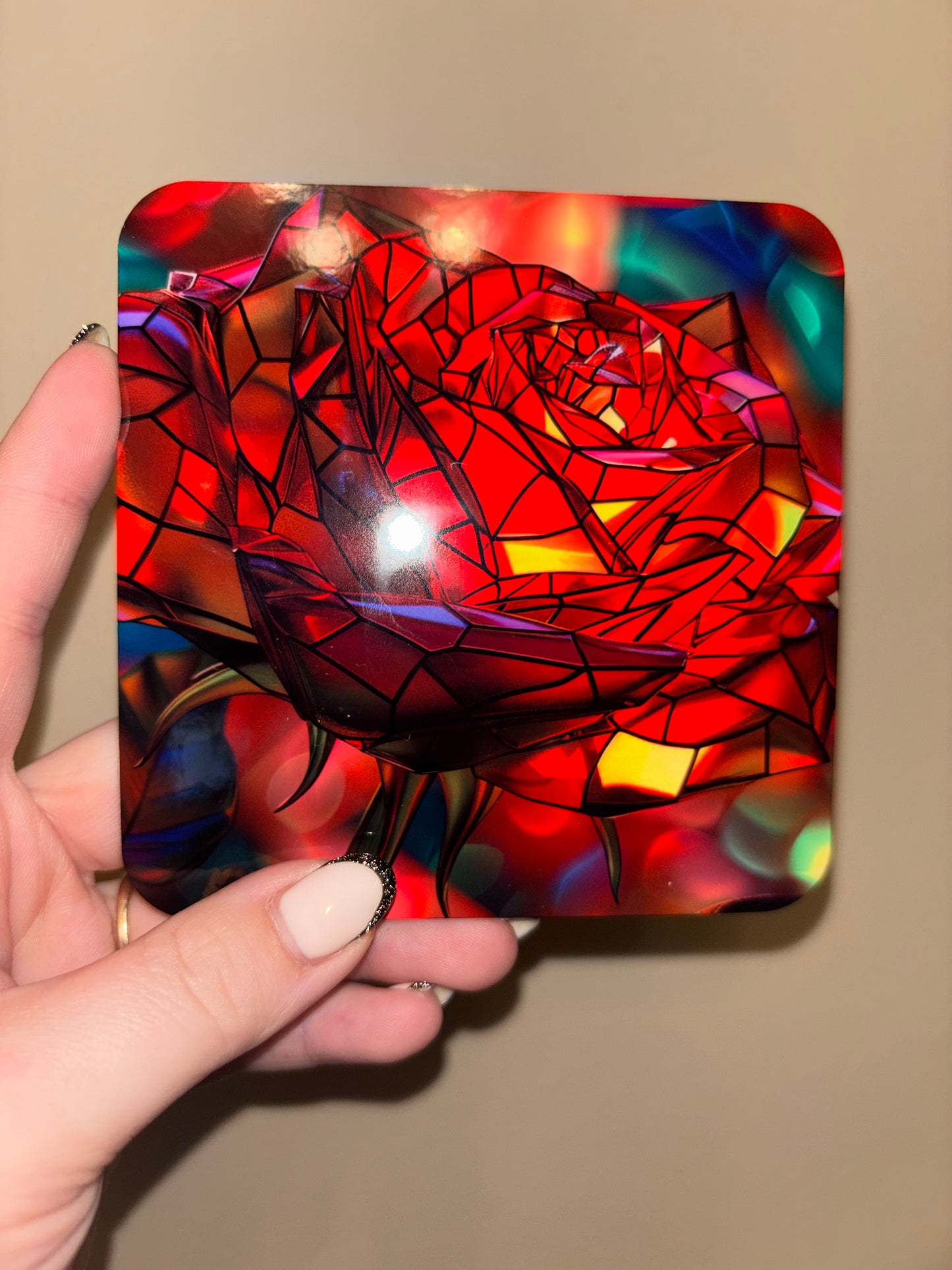 Stained Glass - Rose