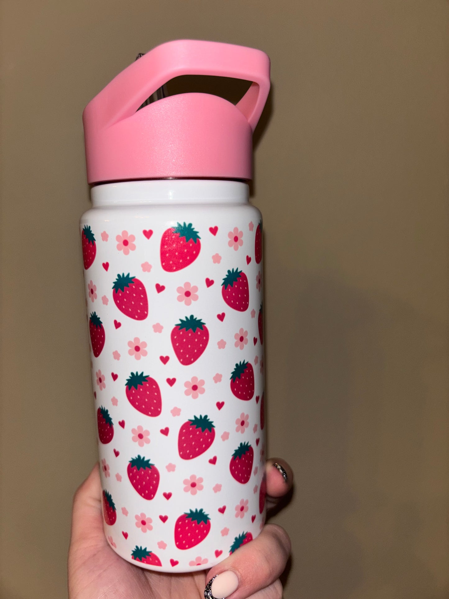 Strawberries Water Bottle