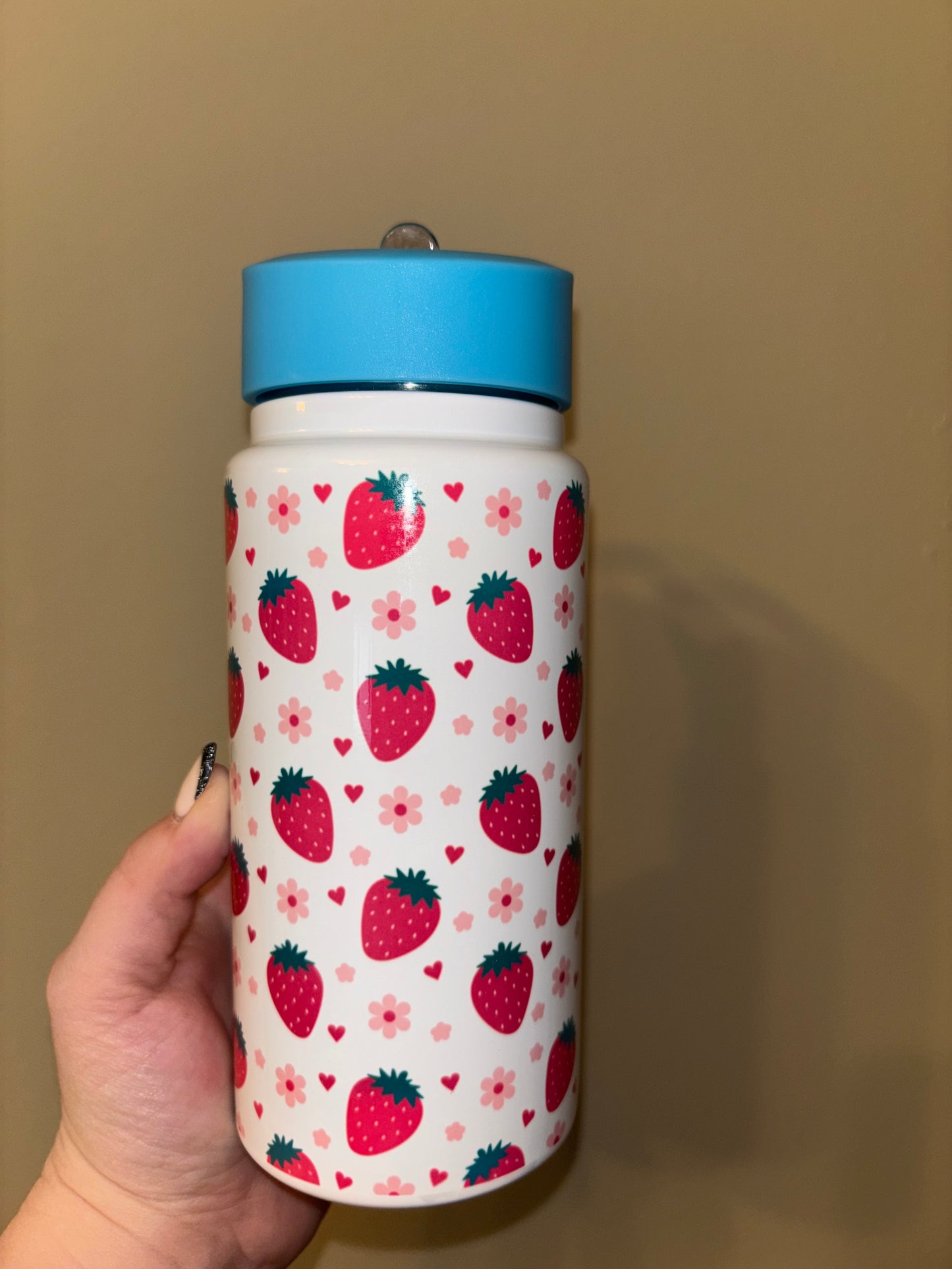 Strawberries Water Bottle