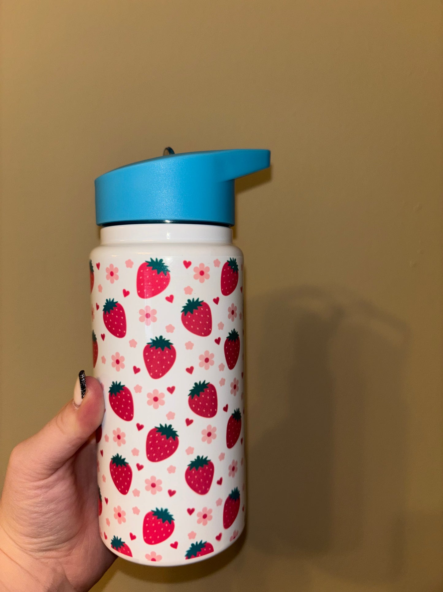 Strawberries Water Bottle
