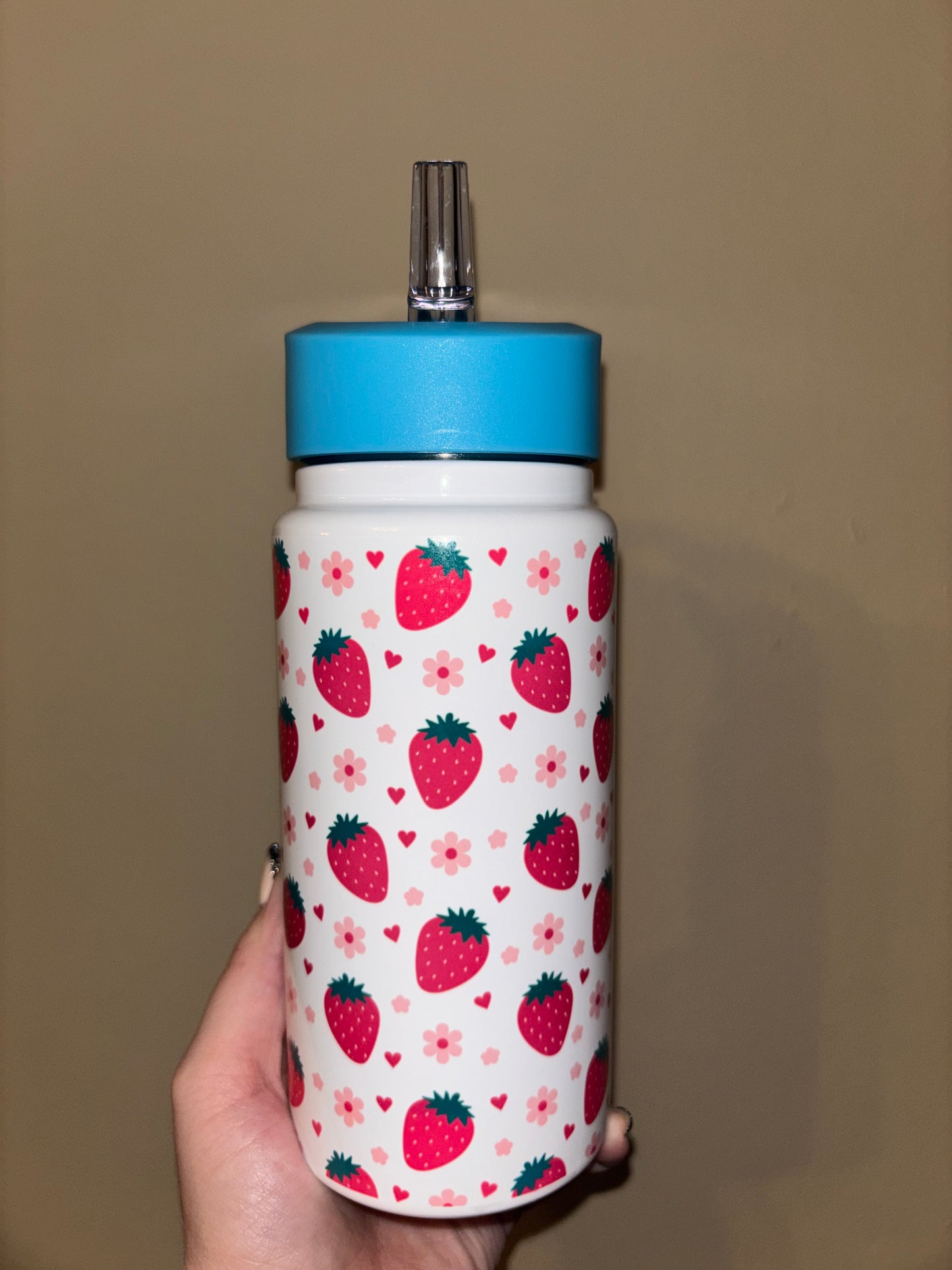 Strawberries Water Bottle