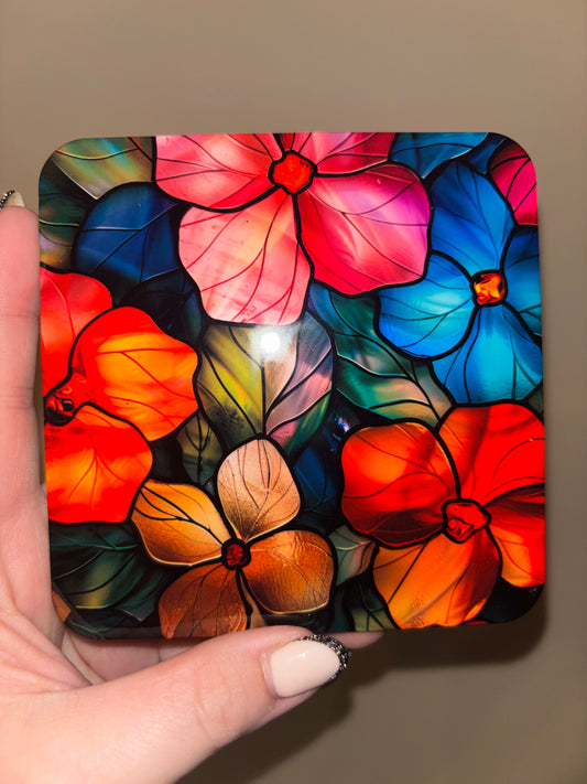 Stained Glass - Flowers