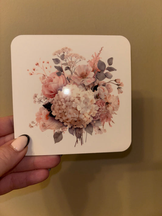 Pink Bouquet Coaster