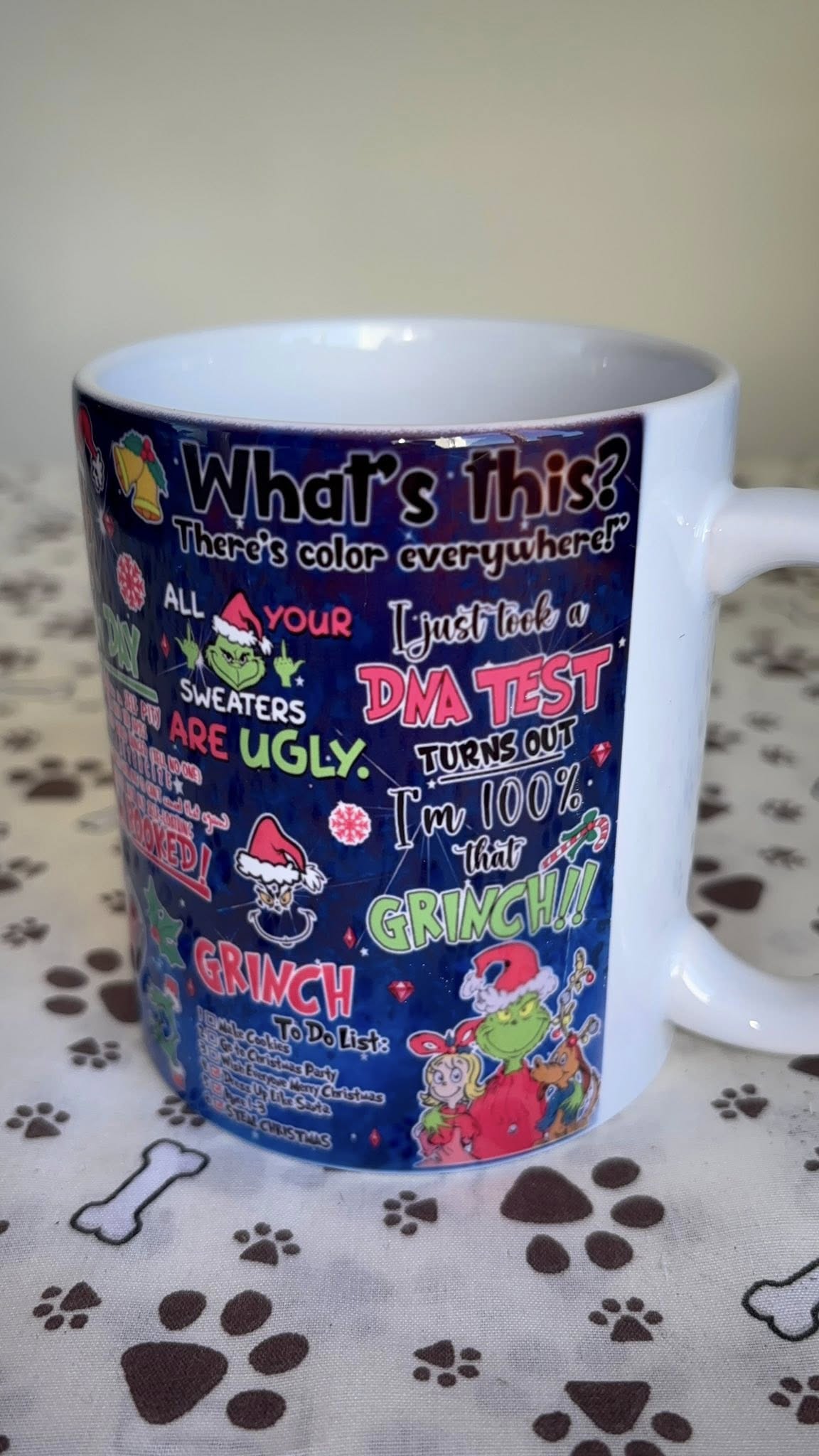 Grinch Christmas Mug