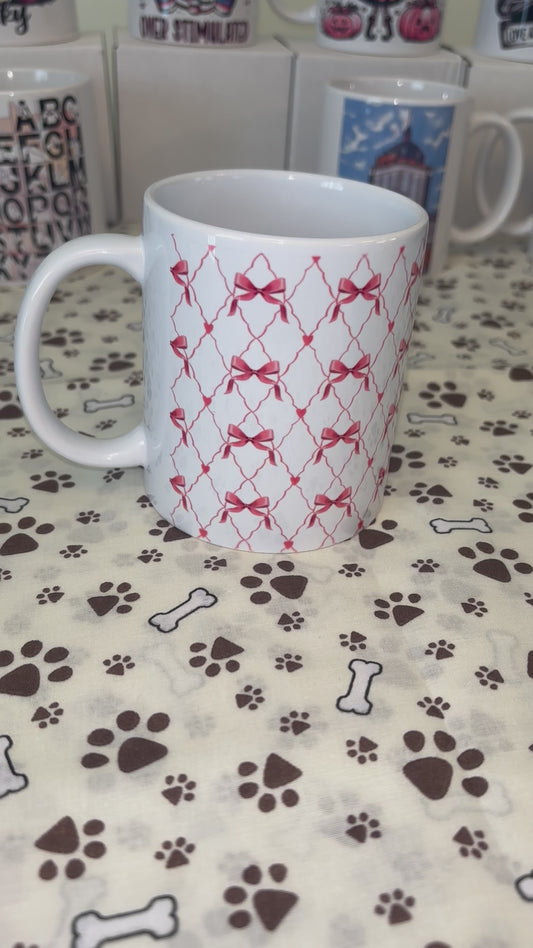 Pink Bow - Mug